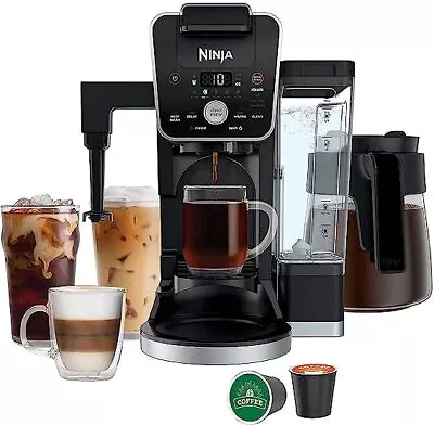 Ninja DualBrew System 14-Cup Coffee Maker 4 Brew Styles 70-oz. CFP451CO - Black • $119