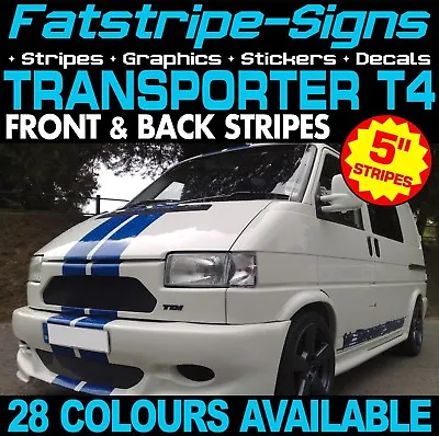 To Fit VW TRANSPORTER T4 STRIPES GRAPHICS STICKERS DAY VAN CAMPER VDUB SWB LWB • £32.99