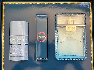 Versace Man Eau Fraiche 3.4 Oz SET • $60