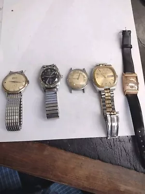Lot Of 5 Vintage BULOVA Watches UNTESTED  • $52