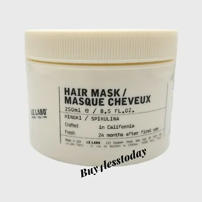 Le Labo Hair Mask Hinoki 250 Ml / 8.5 Oz New + FREE SHIPPING RV $42.00 • $34.89