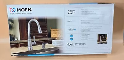 Moen 87791srs Noell Spot Resist Stainless 1-handle High-arc Kitchen Faucet B-new • $99