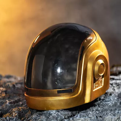 Xcoser Daft Punk Guy-Manuel Helmet 1:1 Cosplay Mask Resin Props Gold Halloween • $94.99