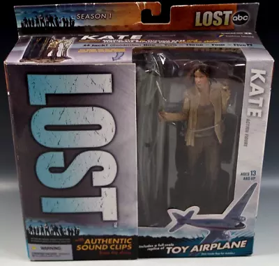 McFARLANE TOYS  LOST KATE ACTION FIGURINE SEASON 1 WITH AUTHENTIC SOUND CLIP MIB • $46.45