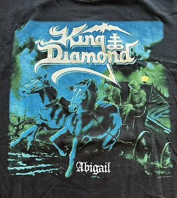 King Diamond Abigail XL T-shirt Mercyful Fate Venom Black Metal • $6.66