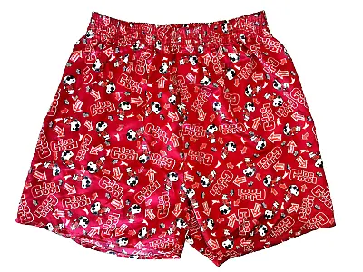 ☆—Snoopy—Joe Cool—Satin—Silk—Boxer—Shorts—Silky—Boxers—Vintage—1990s—Y2K—☆ • $59.99