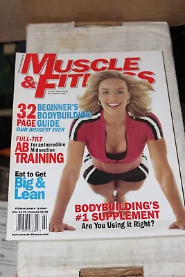 Joe Weider's Muscle & Fitness Magazine February 1998 2/98 Nice Shape • $5.99