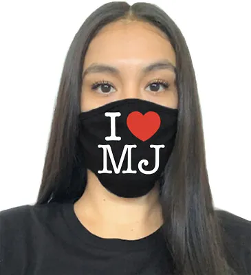 Michael Jackson I Love MJ Halloween Unisex Adult Face Mask M100 • $5.99