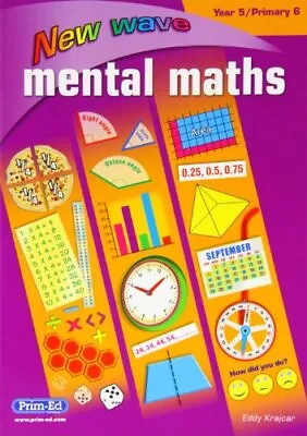 New Wave Mental Maths: Year 5 By Eddy Krajcar Book The Cheap Fast Free Post • £6.99