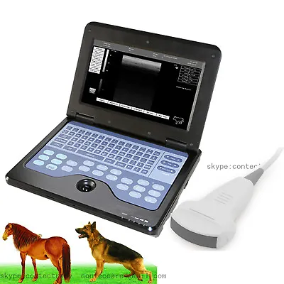 Veterinary Vet Ultrasound Scannerlaptop MachinePregnancy Scanning In DogsCats • £1112