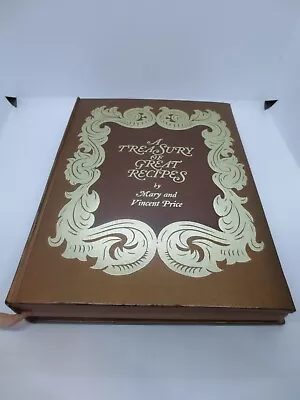 A Treasury Of Great Recipes By Mary And Vincent Price 1st Printing 1965 Cookbook • $44.99