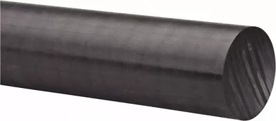 Made In USA 1' Long 2-1/2  Diam Acetal Plastic Rod Black • $54.18