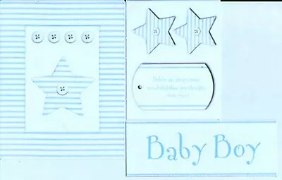 BABY BOY  10 Die Cut Embellishments - My Mind's Eye This & That Sets • $2.99