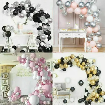 £5.49 • Buy Balloon Arch Kit +Balloons Garland Birthday Wedding Party Baby Shower Decor UK..