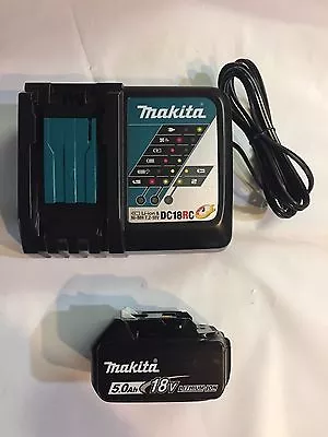 Makita 18 Volt LXT 5 Amp Battery Starter Pack W Charger Brand New  • $85