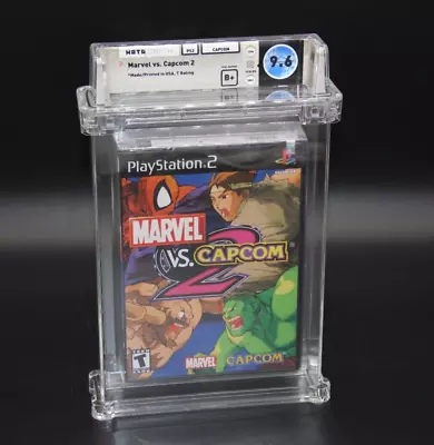 Marvel Vs. Capcom 2 (Playstation 2 PS2 2002) WATA 9.6 B+ New Sealed Rare Game • $1999.99