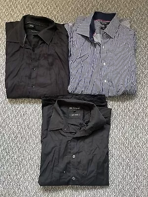 Mens M&S Autograph Shirt Bundle X 3 Size 17” Mixed Styles More Listed Free P&P • £14.99