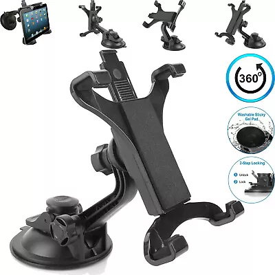 Car Tablet Mount Holder Windshield Dashboard For 7-11inch Phone Tablet IPad GPS • $12.59