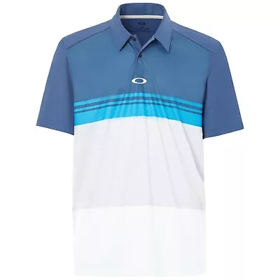 $24.06 • Buy Oakley - COLOR BLOCK TAKE - Mens Golf Shirt - Small - S - Polo - Ensign BLUE S.I