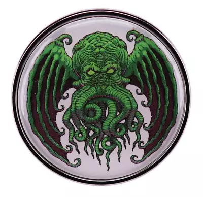 H.P. Lovecraft Cthulhu Necronomicon Cosmic Horror Mythos Great Old One 1.2  Pin • £14.47