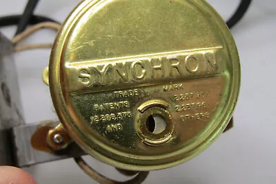 Vintage Synchron Brass Carousel Clock Motor Model 630 110V 60CV 20RPM WORKING • $50
