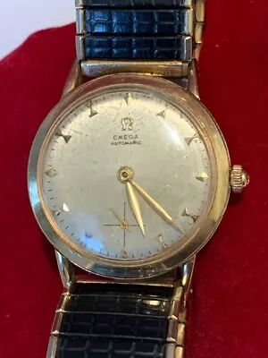 Omega Automatic Men Watch 14K Solid Gold 360 Wadsworth Case.-E00 • $750