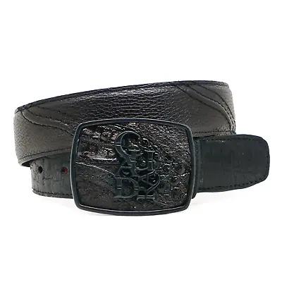 Cuadra Caiman Belt Black • $178