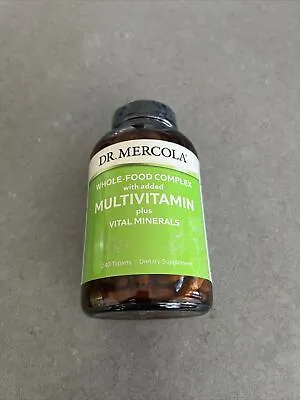 Dr. Mercola Whole Food Multivitamin Plus Vital Minerals 240 Tablets | Exp 09/26 • $48.95