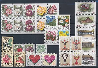 LR50206 Sweden Houses Plants Flora Nature Flowers Fine Lot MNH • $1.44