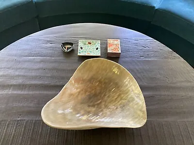 Horn Mid-Century Decrative Bowl - Large • $99