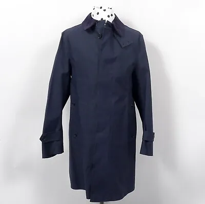 Mackintosh Men's Down Field Cotton Bonded Navy Rain Coat NWT MSRP 1100 44 #126 • $475