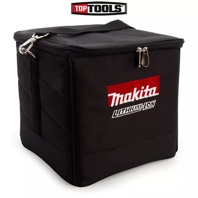 Makita 831373-8 Black Cube Canvas Nylon Tool Bag 10 Inch/225mm & Shoulder Strap • £14.88