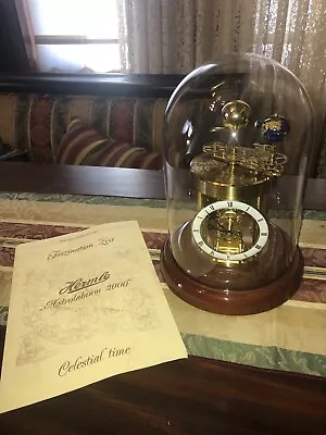 Hermle Astrolabium 2000 Celeastic Time Clock Zodiac Ring & Calendar Germany • $1595