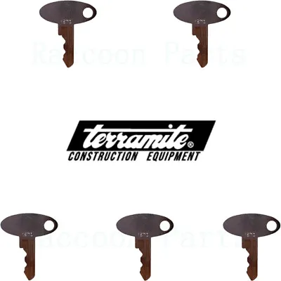 5 Terramite Backhoe Ignition Keys T5CT6T9 • $9.95