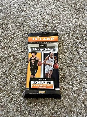 2021 Panini Nba Chronicels Draft Picks* 15 Card Cello Value Pack (fat Pack) • $8.75