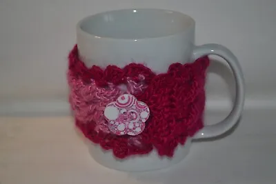 £3.50 • Buy Crochet Mug Cosy Mug Wrap Mug Hug Multicoloured 100% Acrylic Hygge OOAK Ver. 15