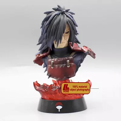 Anime Ninja Uchiha Madara Head Bust Resin PVC Figure Statue Toy Gift Desk Decor • $35.99