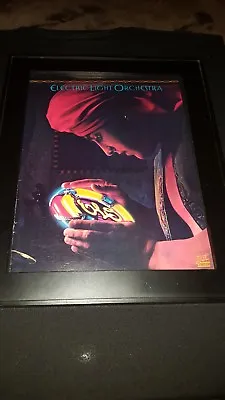 ELO Rare Original Jet Records Promo Poster Ad Framed! • $52.08