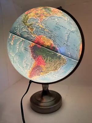 Replogle 30cm World Horizon Globe Lamp Classic Series Metal Stand • $30