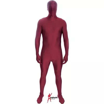 Unisex Maroon Morphsuit Sports Fan Halloween Costume SIZES MEDIUM OR XLARGE • $24.88