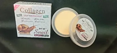 $9.95 • Buy Pearl Collagen Snail Face Skin Whitening Waterproof UVSun SPF45 Anti-Aging Cream