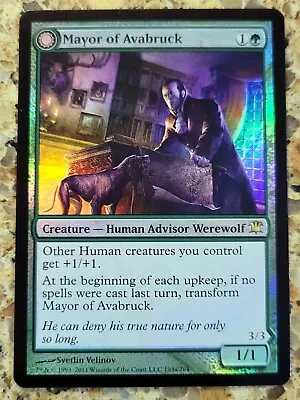 Mtg Mayor Of Avabruck / Howlpack Alpha Innistrad  Foil Nm • $4.99