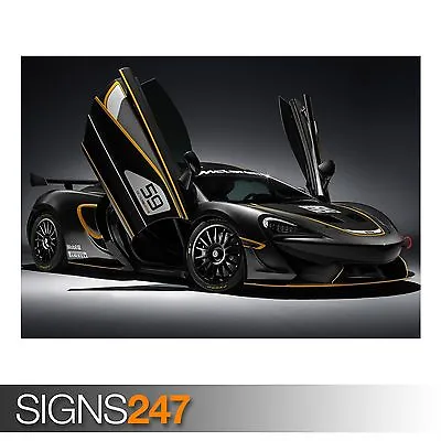 2016 MCLAREN 570S GT4 (AA083) CAR POSTER - Photo Poster Print Art A0 A1 A2 A3 A4 • £3.95