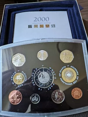 The Millennium 2000 UK Proof Coin Set • £10.50