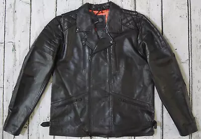 Harley Davidson Men's  Black Label Lambskin Leather Riding Jacket XL 97077-15VM • $450