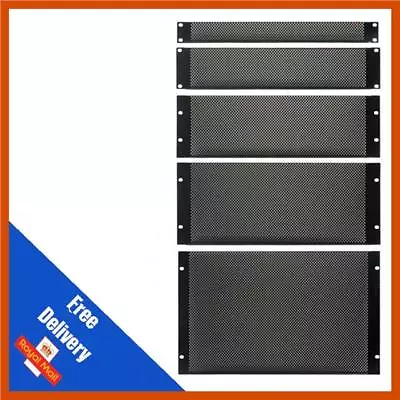 £14.99 • Buy DY Pro Audio | 19  Mesh/Vented Solid Steel Rack Blanking Panel/Plate | 1/2/3/4U