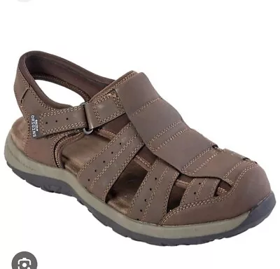 NEW Earth Origins Dean Brown Closed Toe Fisherman Walking Comfort Sandals 12 • $24.20