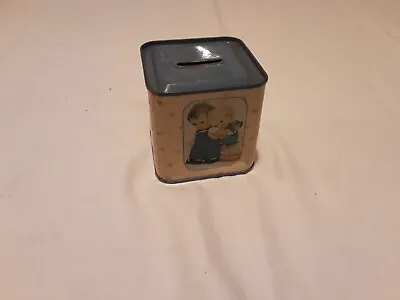 Vintage Mabel Lucie Attwell Style Tin Money Box • £6