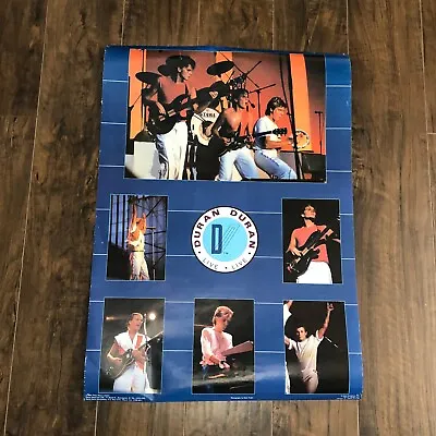 Vintage 80's Duran Duran  Original 1984 Poster New Wave Synth Pop Band • $40