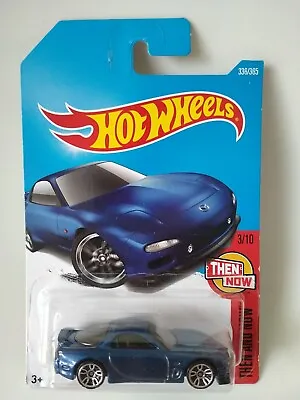 Hot Wheels Then & Now 95 Mazda RX-7 Blue • $22